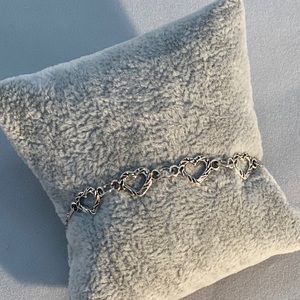Jewelry - Adjustable silver heart bracelet Jewelry - Adjustable silver heart bracelet